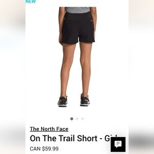THE North Face black Shorts - Girls Sz S 7/8 new with tags